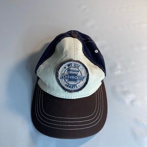 Chevrolet blue patch infinity wear kids girls adjustable baseball cap